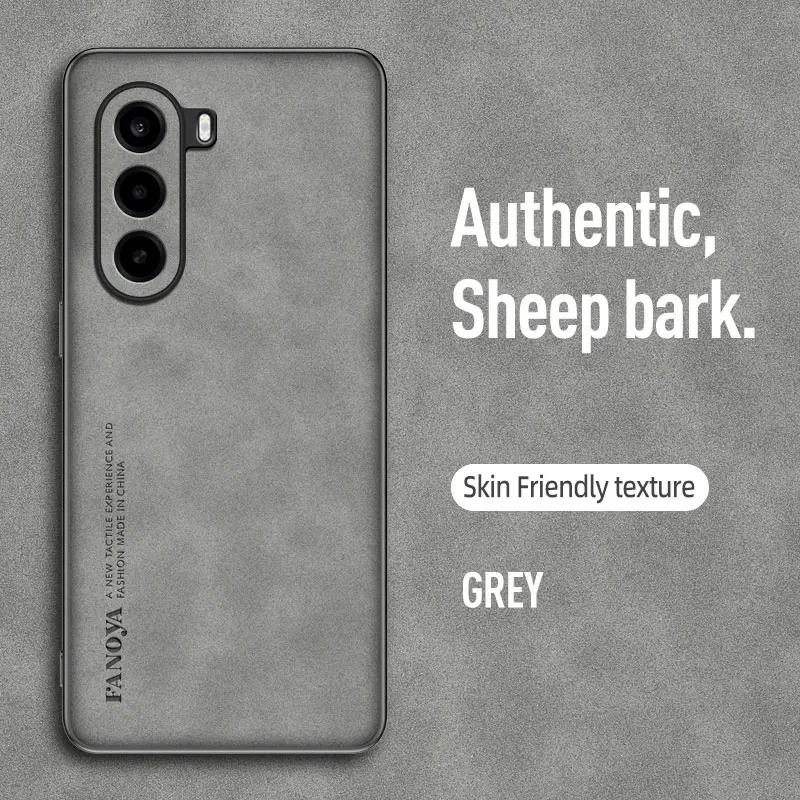 Luxury Sheepskin Leather Retro Men's Back Cover