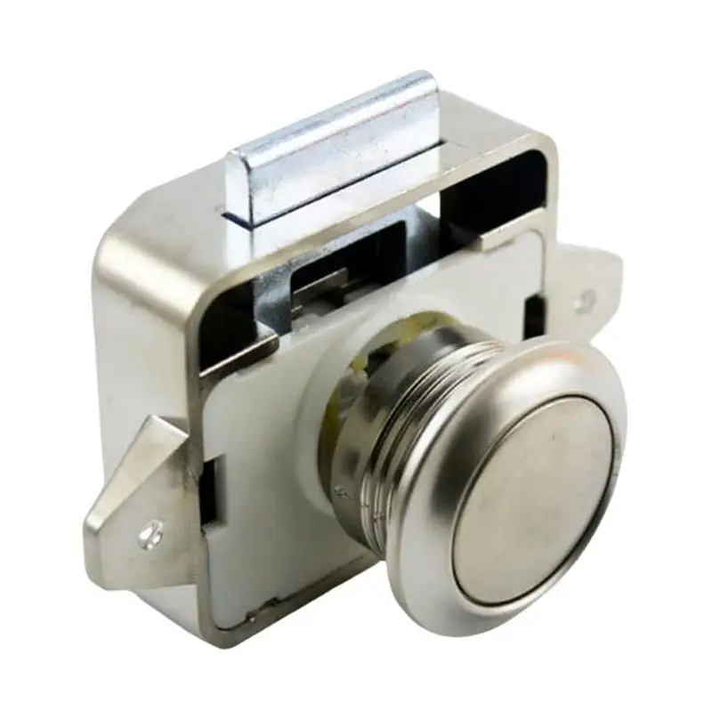 

Замок для автомобиля, простой в использовании кнопочный замок для трейлера, прицепа, фургона, ящика, замки для яхты, судна, RV, настенный шкаф, мебельная фурнитура