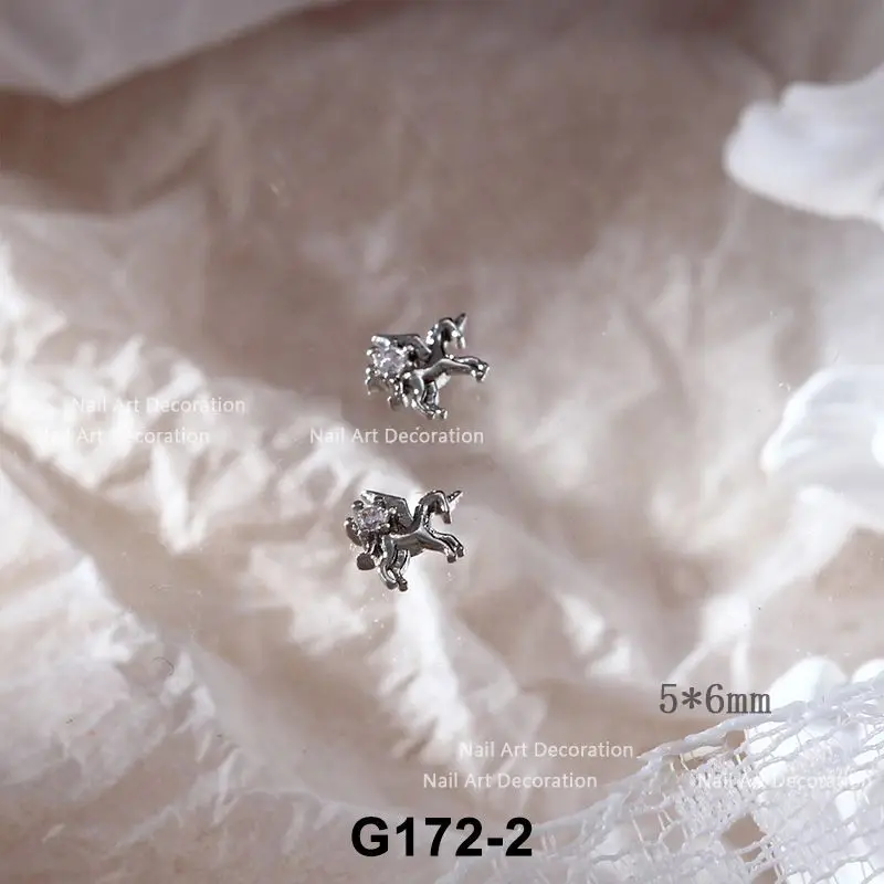 10 teile/los Rose Einhorn Wolke Engel Quaste Kette Zirkon Kristalle Nail Art Schmuck Dekorationen Nägel Zubehör Charms Lieferungen – Detail 28
