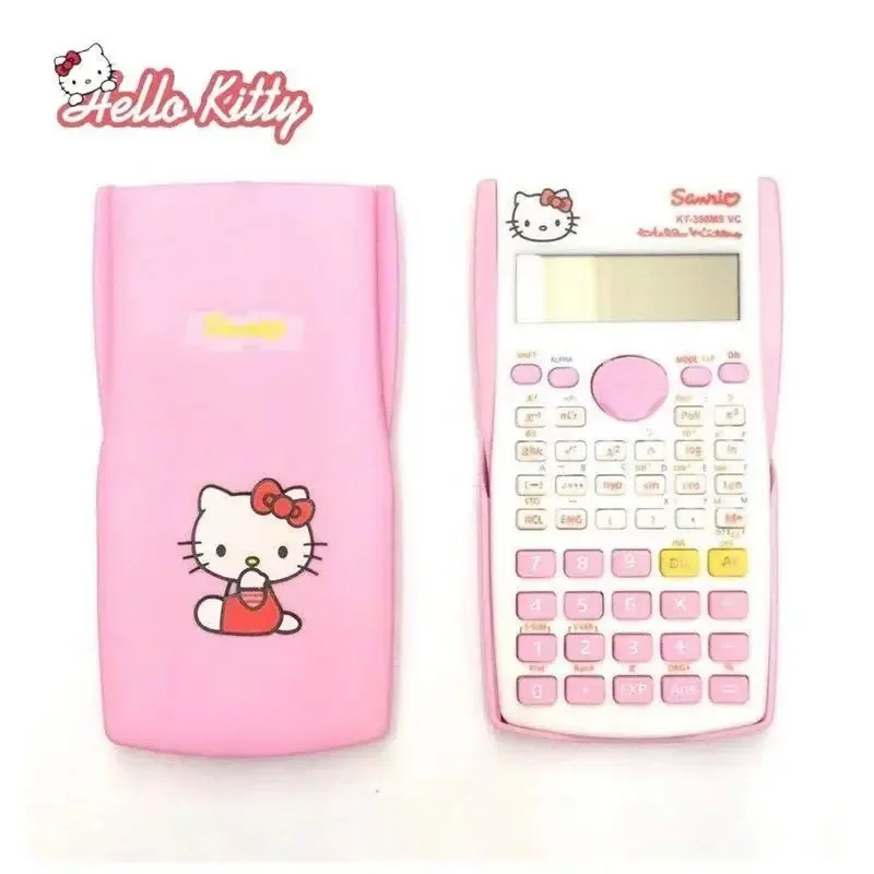 Hello Kitty Bilimsel Hesap Makinesi 350 ms Hızlı Grafik Çok Fonksiyonlu Sınav Dayanıklı Okul Malzemeleri Pembe Tasarım Çocuk Hediyeleri