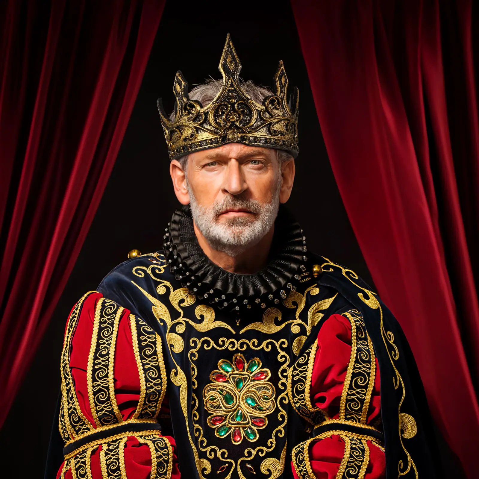Crown Crowns King Men Adults Party Costume Birthday Medieval Accessories Hats Vampire Goth Kings Kids Queen Decoration