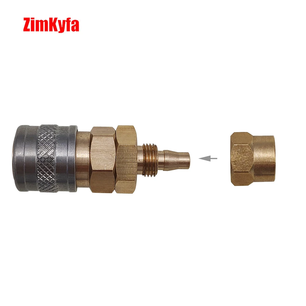 Quick Disconnect Adaptor HPA NEW US Foster BLack 23-2 / 2302 Push-In Fitting Quick Disconnect Plug To 6MM-6.35MM OD Hose for Air Tool