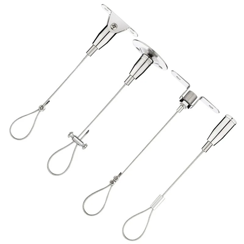 Stainless steel wire rope steel wire rope 4pcs 1.5mm automatic hanging code stainless steel wire rope cable suspension kit