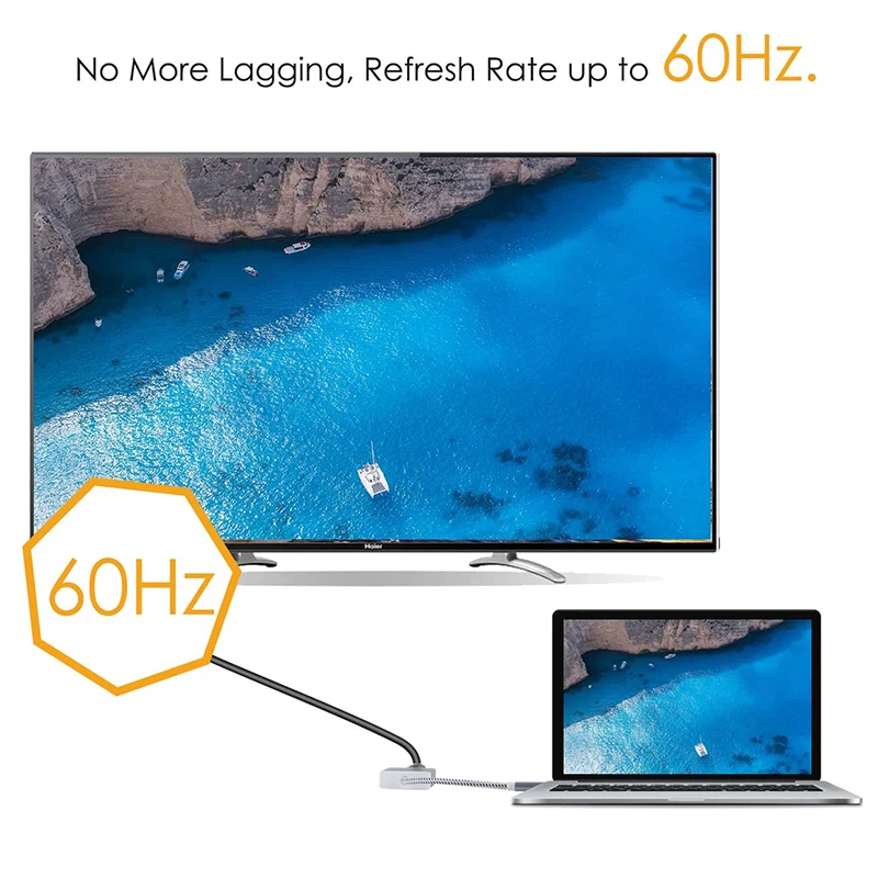 4K UHD USB-C to HDMI Adapter Cable