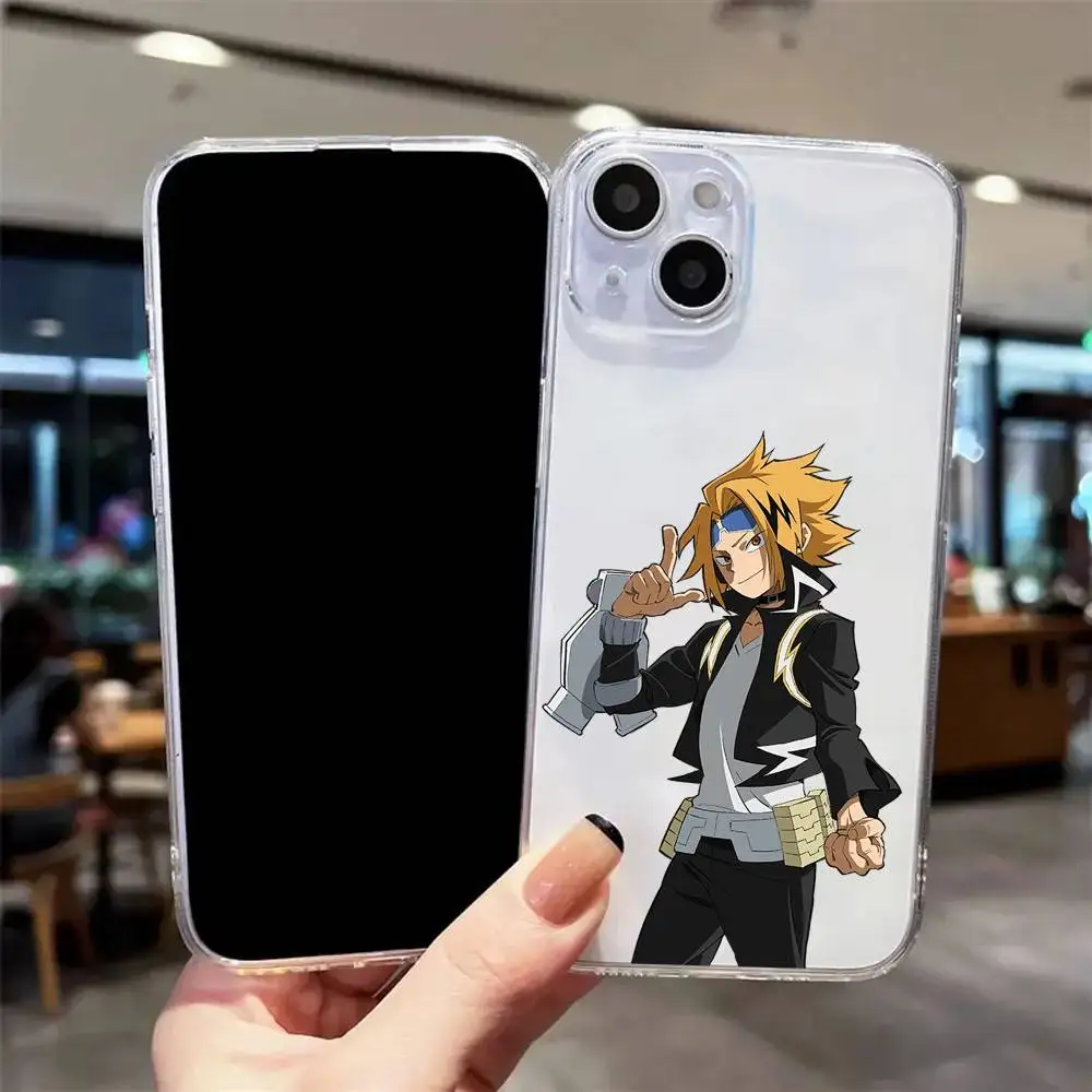 Denki Kaminari My Hero Academia Luxury Transparent Phone Case