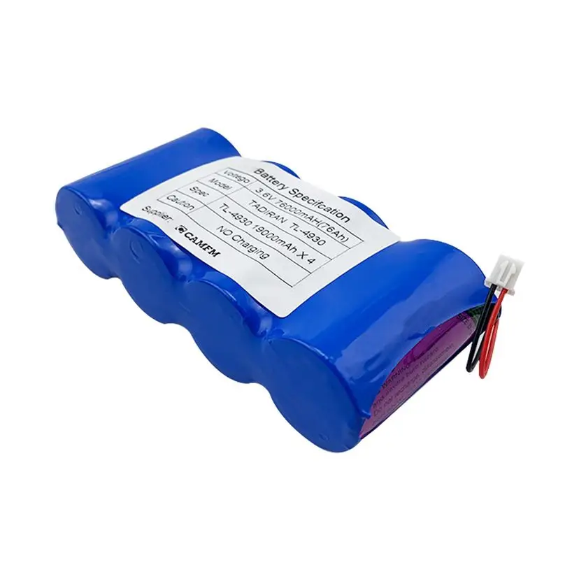 1pce TL-4930 Flowmeter Battery Pack 3.6v  7600mAh High Capacity Not Rechargeable