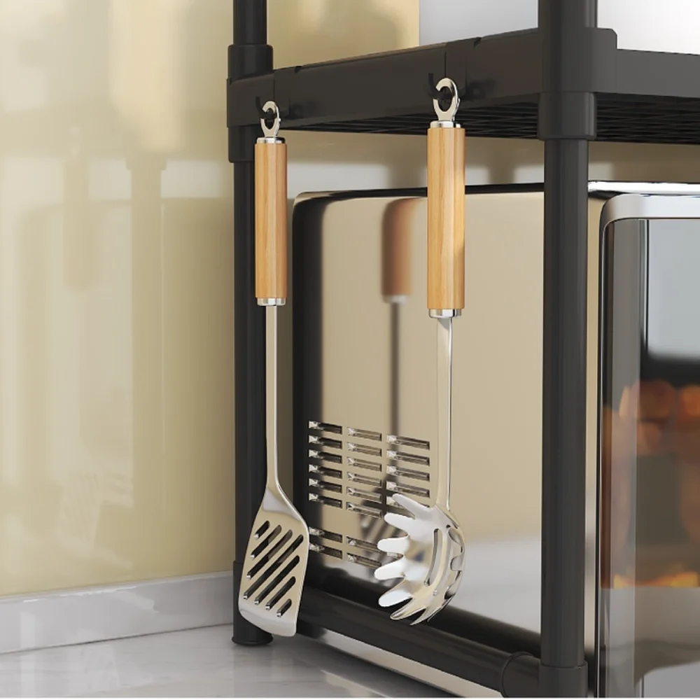Kitchen Storage Rack Microwave Oven Multi-layer Kitchen Storage Rack Easy Seasoning Countertop Seasoning Oven Placement