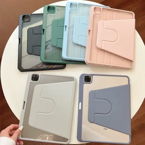 360 Rotation Case for iPad A16 11th 12th A19 2026 10th 10.9 Air11 13 M2 M3 Pro11 12.9 13 M4 M5 10.2 9th Case with Pencil holder - Image 6