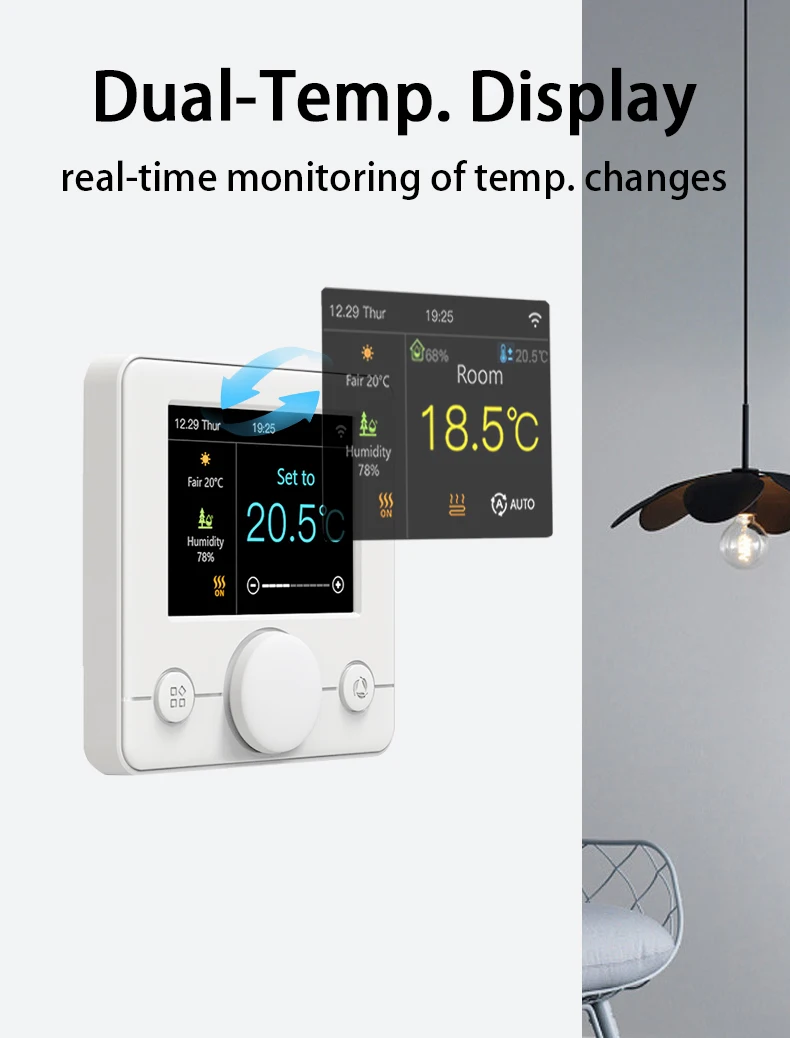 Smart floor Heating Thermostat | Wifi Tuya Digital Warm Underfloor Heating  Thermoregulator IPS Screen- Aliexpress