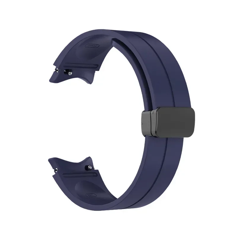 Elegant Magnetic Silicone Strap for Galaxy Watch - No Gap Design Bracelet