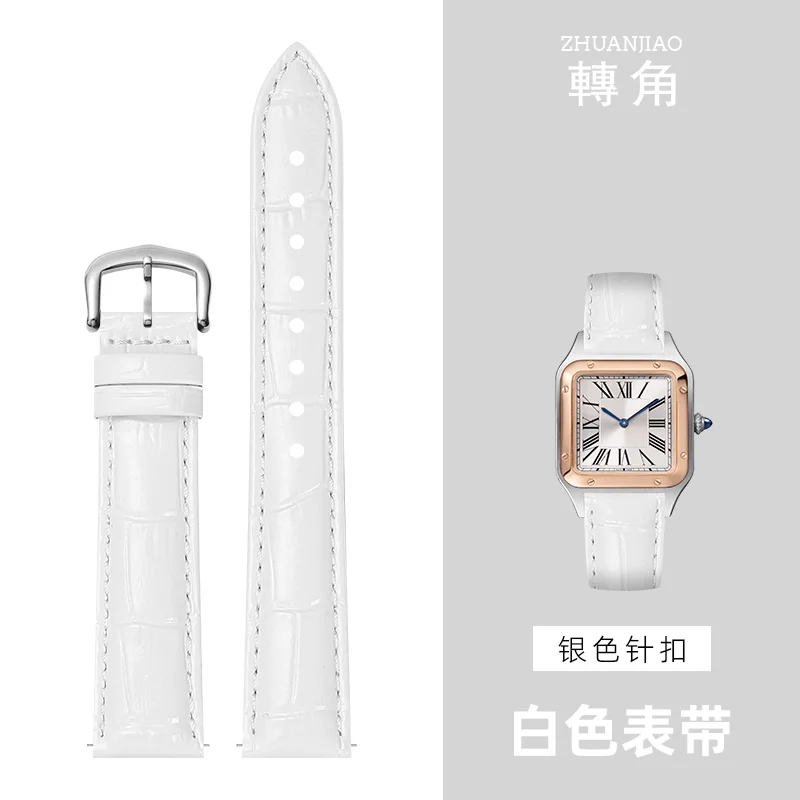 Premium Quality Waterproof Genuine Leather Watchband - Adjustable Watch Strap Bracelet Accessories