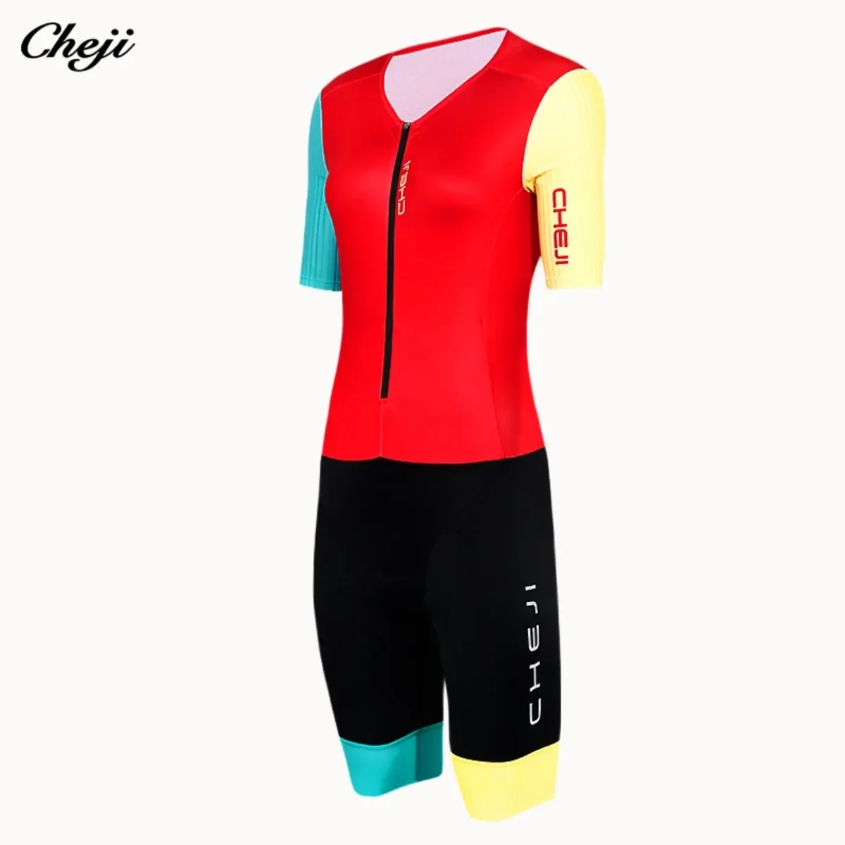 Cheji Women's Summer Riding Tights Jumpsuit Cycling Clothing Quick Drying High Quality Jersey Leg Warmers Bib Shorts Pants