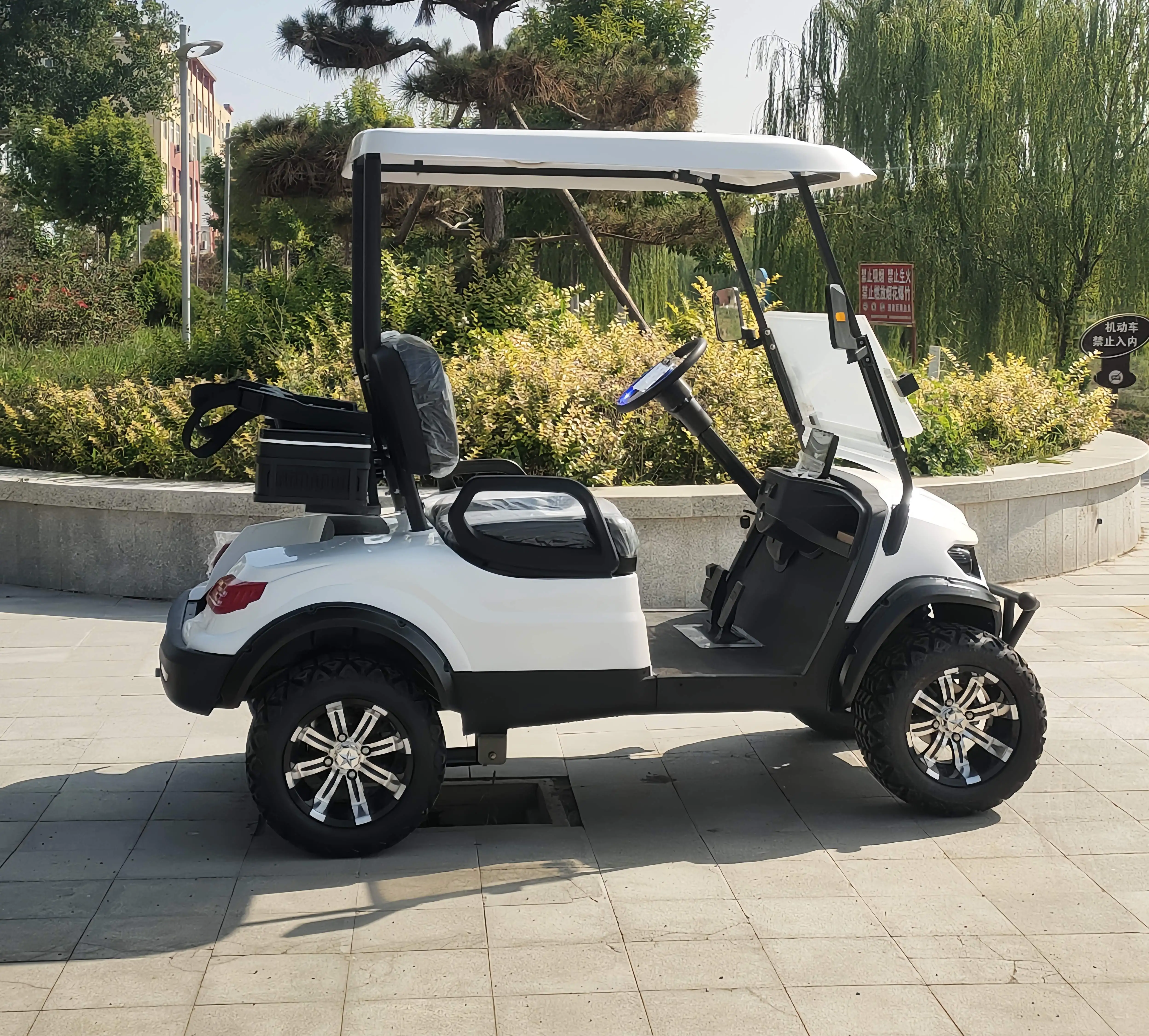공장 공급 4인승 전면 시트 액세서리 골프 카트 배터리 4인용 골프 카트 전기 골프 4륜 자동차