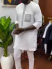 Nigeria South African Traditional Men'S Clothing 2024 New In  Oversized Shirts And Pants 2 Piece Suit Men'S Clothes Vacation Set 1