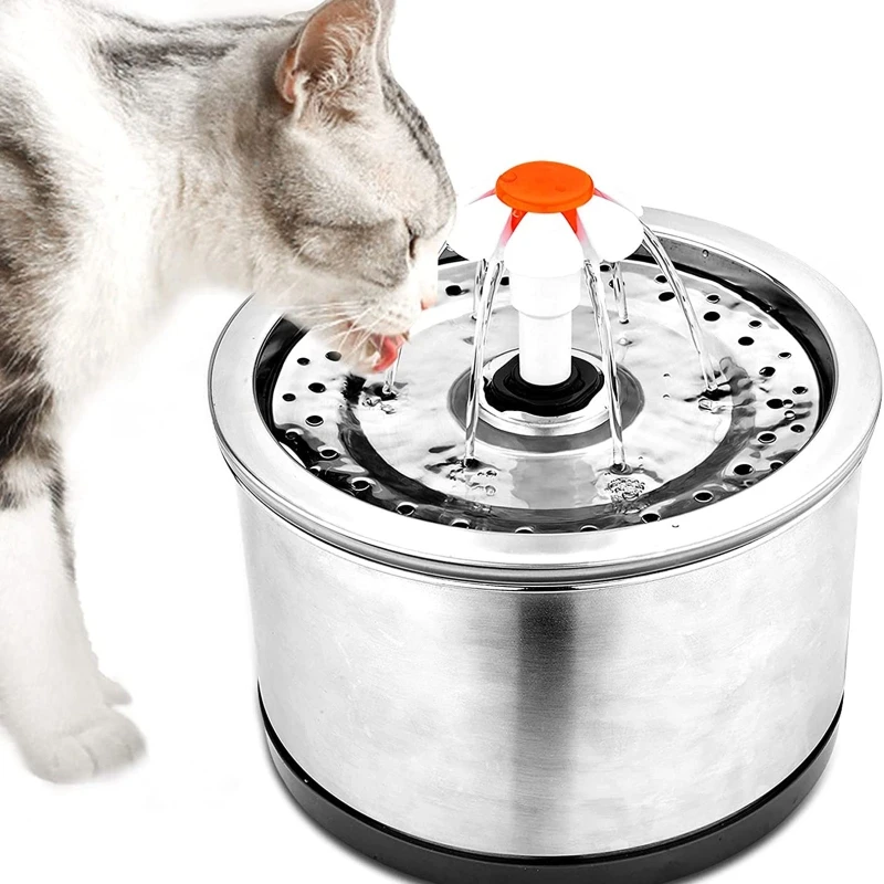1 PC Replaced Flower For Round Shape Cat Fountain Drinker Cat Feeder Drinking Bowl Flowing Flowers