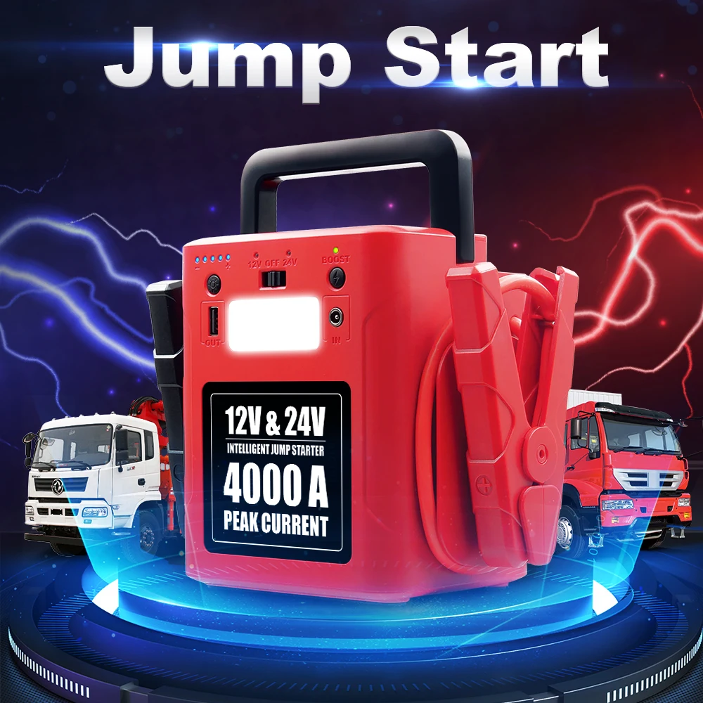 Ladegerät Ausgangs Gerät Notfall Werkzeug Multi-funktion Batterie Tragbare  12v 24v Tragbare Auto Starthilfe - AliExpress