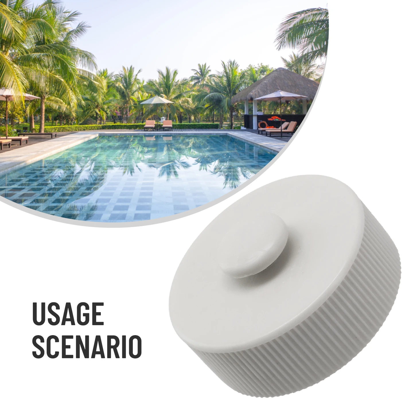 1Pool Drain Cap For Intex Screw Cap Replacement Pool Drain Cap For 42 Inches And Above Swimming Pool Replacement Drain Cap