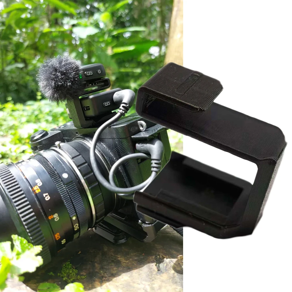 DJI Mic Mini용 핫슈 마운트 어댑터 브래킷, 3D 프린팅된 카메라 플래시 인터페이스용 홀더, DJI Mic Mini와 호환 가능