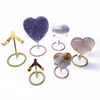 1Pcs Metal Love Chip Bracket Crystal Ball Bracket Display Display Stand Decorative Ornaments Crafts 1