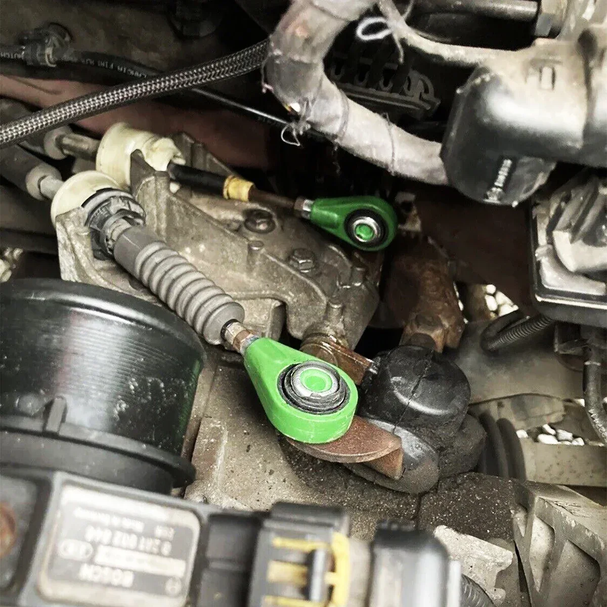 Car Manual Gearbox Shift Cable Linkage Bushing Shifter Lever Selector Connect End For Ford KA B420 2008 2009 2011 2013 2015