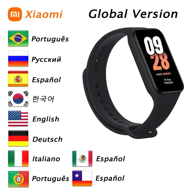 

[Essential For Sports] Global Version Xiaomi Smart Band 8 Active Sports Band 1.47'' Heart Rate Monitor 5ATM Waterproof New