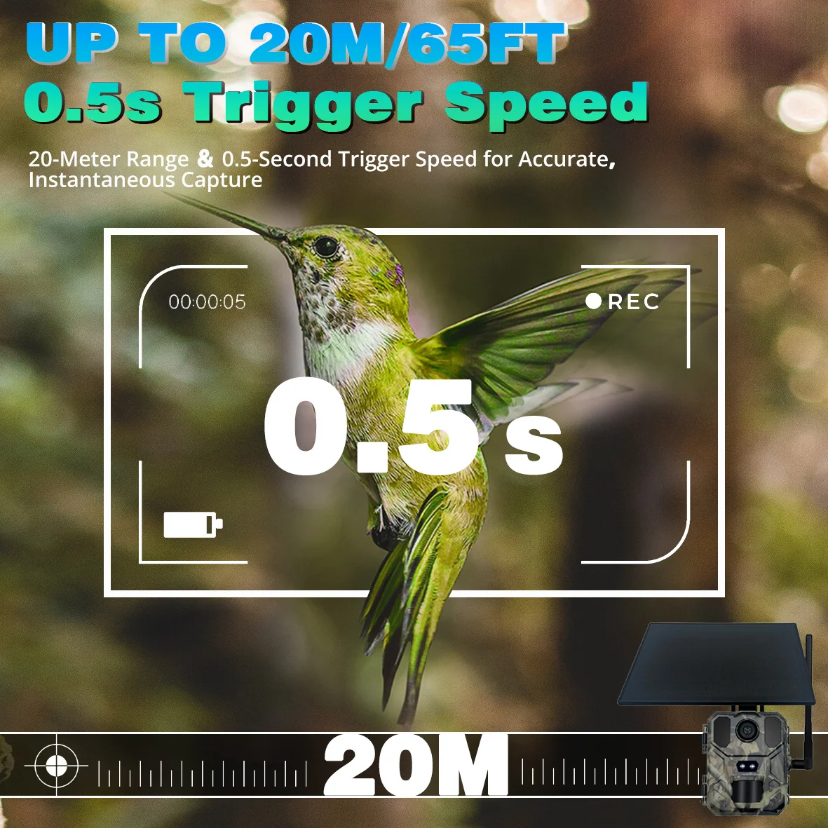 New MiNi900Pro2K 4G solar lithium battery outdoor hunting camera APP remote mobile control to view photos and videos anytime