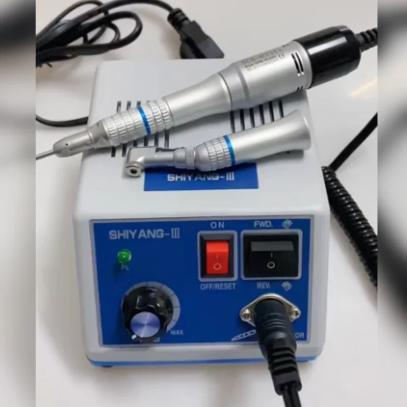 

Dental Lab Micromotor Machine N3 Electric Micro Motor Low Speed Contra Angle Straight Handpiece Polishing Kit 110V/220V