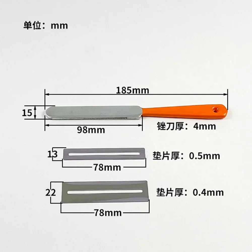 Gitarre Bund Draht Schleifstein Schutz Kit Finger Platte Radian Polieren DIY Gitarrenbauer Werkzeug Gitarre Bass Teile – Detail 1
