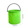12x14cm Collapsible Sand Bucket Portable Garden Tool Bucket Sand Beach Water Fight Activity Game Toy for Family Kids Easy Carry 6