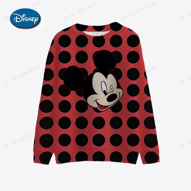 thumbnail image 1 of Sudaderas y sudaderas de Disney para mujer Sudaderas de Mickey Mouse Otoño Primavera Sudaderas Otoño Primavera Ropa con capucha de manga larga Harajuku, 1 of 5