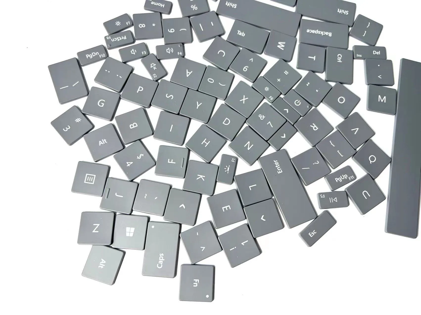 KeyCap Keyboard Cap for Surface Laptop3 4 Set Of Keycaps 13.5Inch 15Inch Silver US