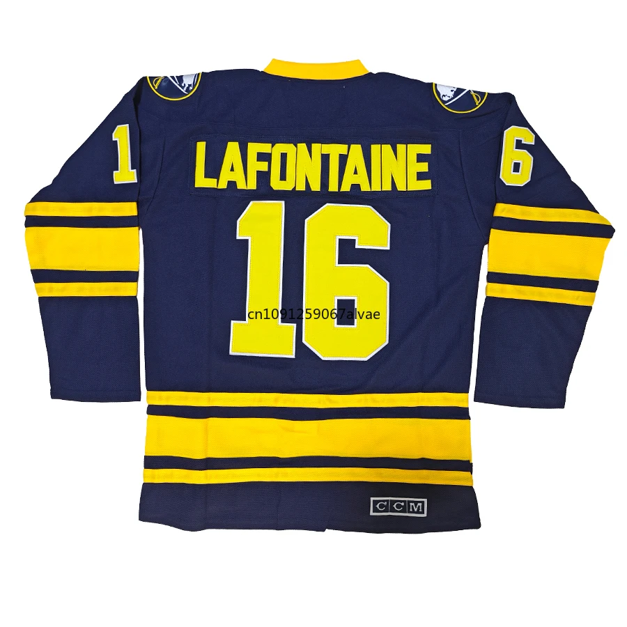 Pat LaFontaine Jersey American alo Retro Ice Hockey Jerseys 11 Gilbert Perreault Jersey All Stitched Sweater Us Mens M-3XL