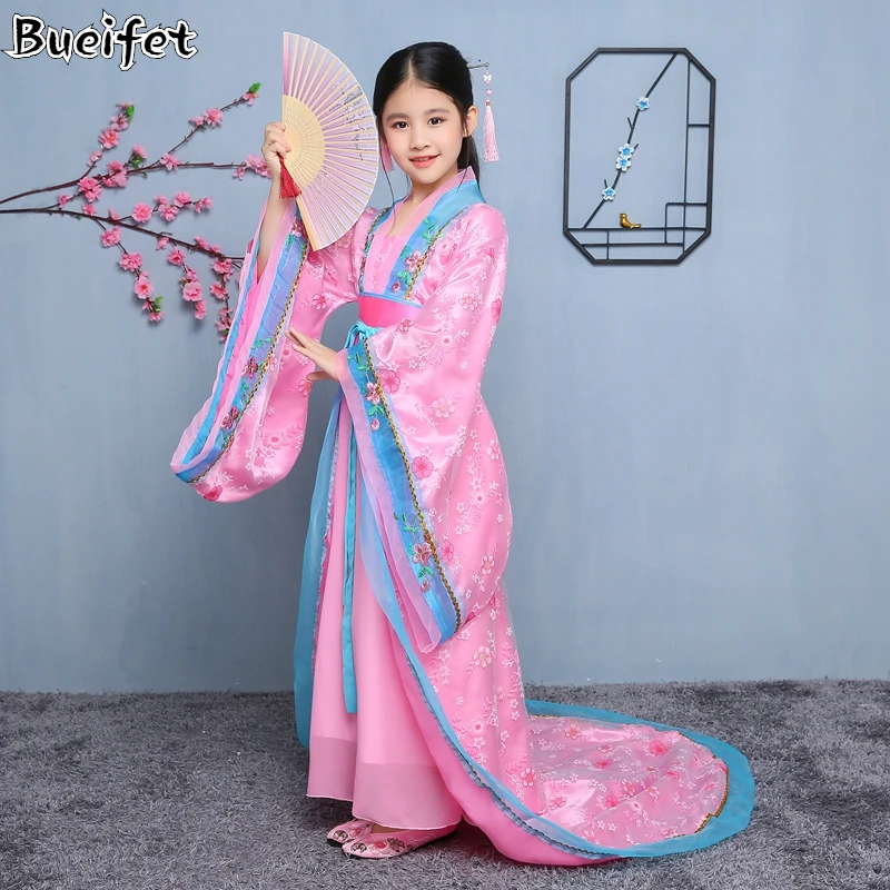 

Children's Ancient Costumes Hanfu Dress Tang Dynasty Court Princess Folk Dress Tang Suit Girls Traditional Chinese Clothing