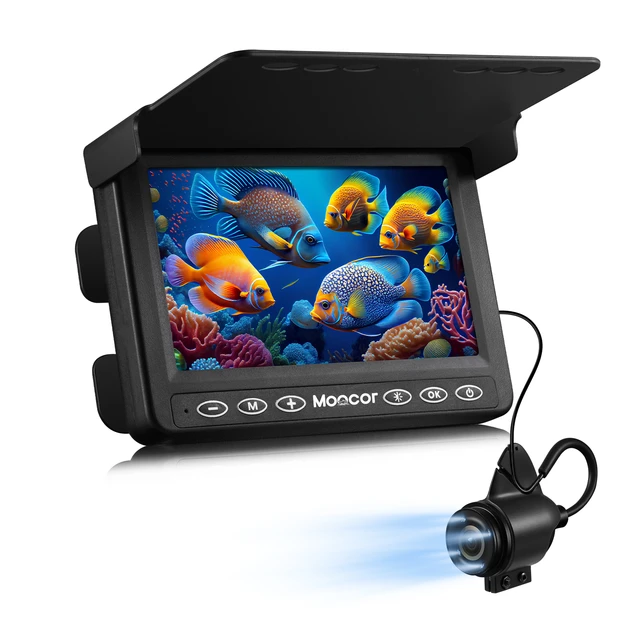 MOQCQGR 4315 Underwater fishing camera,5000mAh Ice fishing camera
