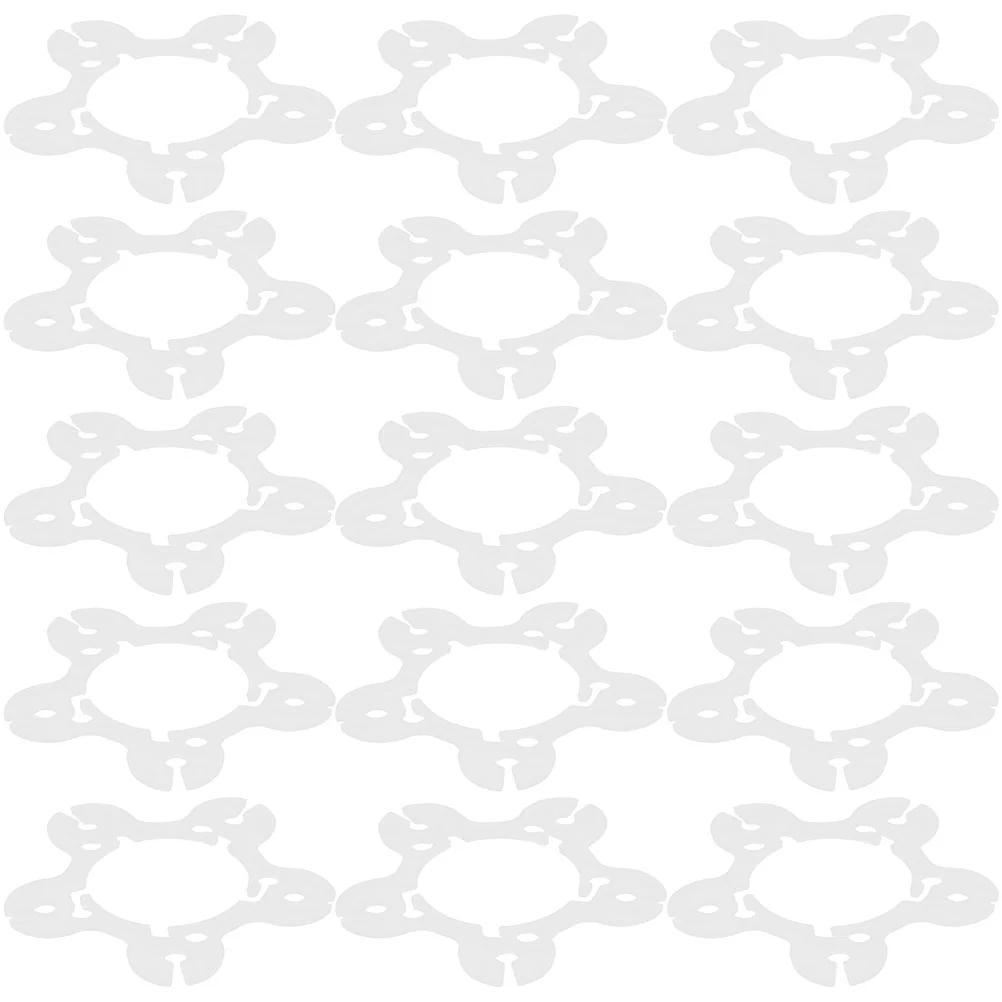 

50 Pcs Decor Balloon Ring Buckle Balloons Arched Clips Connector Plastic Holder Style Rings