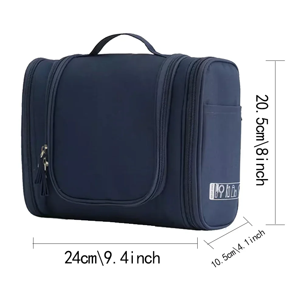 Customize Any Free Name Cosmetic Bag Portable Storage Make Up Bags Waterproof Toiletry Bags Women Large Capacity MakeUp Case image