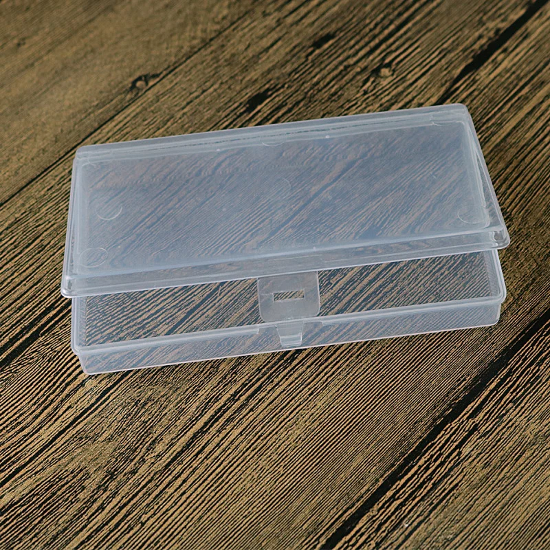 

Rectangular Portable Multipurpose Display Storage Box Small Plastic Transparent Clear Organizer Container Durable