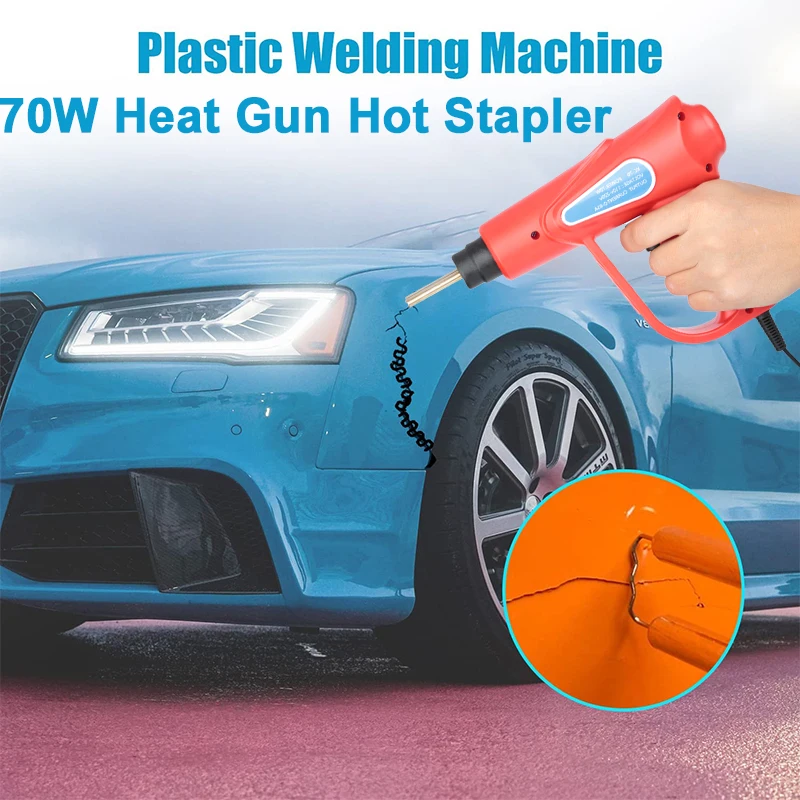 2022 70W Plastic Welder Heat Gun Hot Stapler Plastic Welding Machine