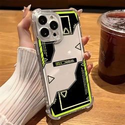 Stylish Anti-Fall Clear Back Fashion Game Phone Case for Redmi K50 5G (TMSJ-257JFS25221701)