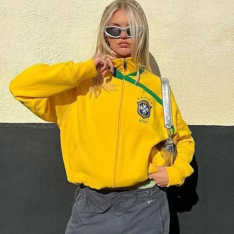 بلوفر بغطاء رأس فضفاضة كاجوال