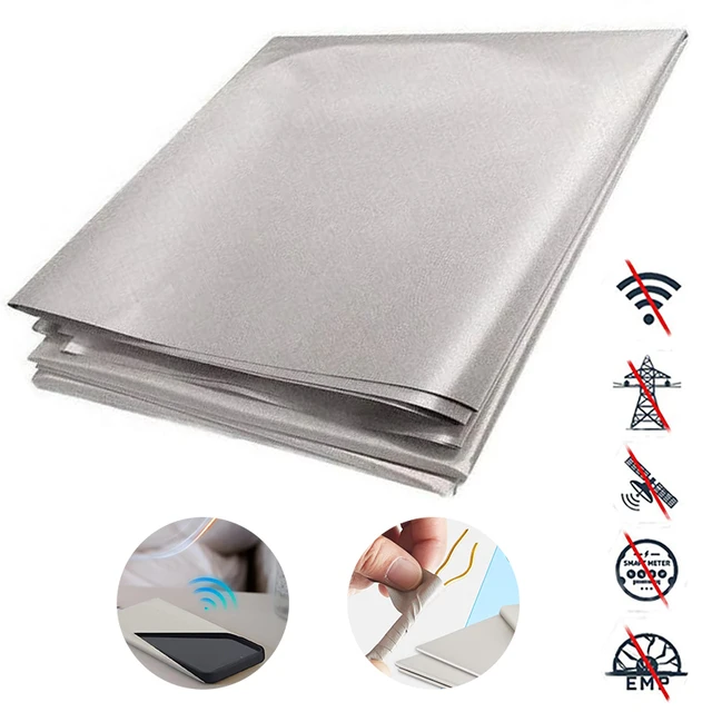 EMF Shielding Fabric Anti Radiation Protection Faraday Nickel Copper  Faraday Fabric Protection Cloth Shielding Signals - AliExpress