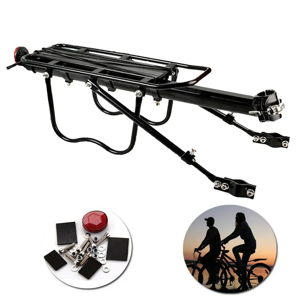 Description Picture 3 of itemOutdoor Equipment Bicycle Back Seat Luggage Carrier Cargo Rear Rack Shelf Cycling Bag Stand Holder Trunk Alloy Tailstock Holder