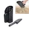 Treasure Scoop and Trowel 1/2 Gallon Capacity Ergonomically Comfortable Grip Metal Detecting Sand Scoop Set Sturdy for Garden 6