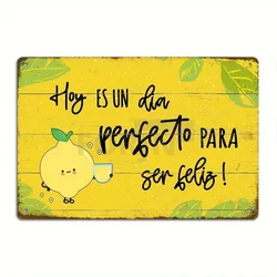 Inspirational Spanish Quote Metal Wall Art - Minimalist Black and White Decor - 20x30 (5)