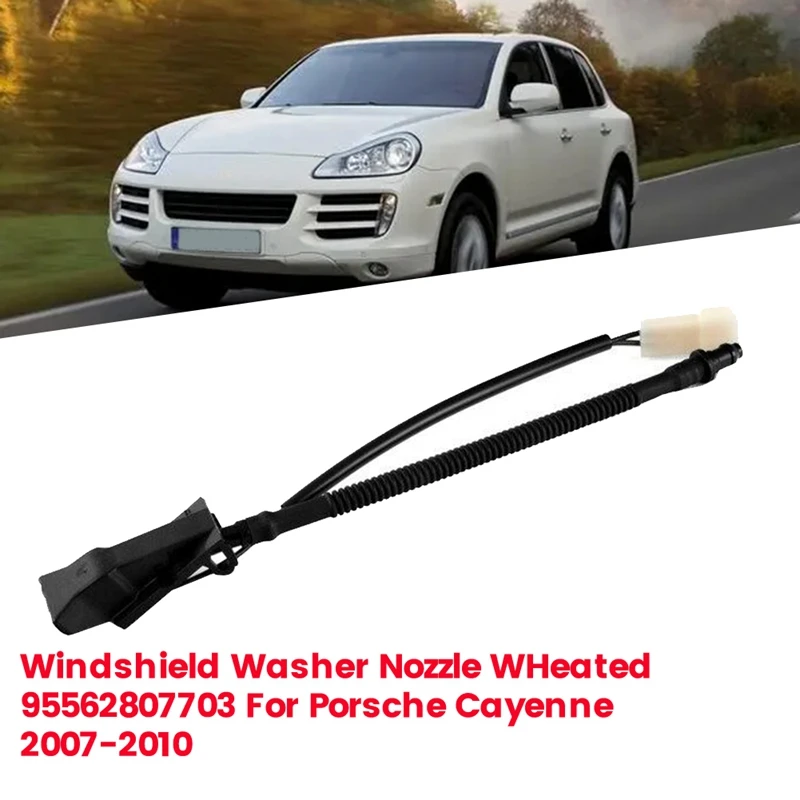 CarFrontWindshieldWasherNozzleWithHeated95562807703ForPorsche
