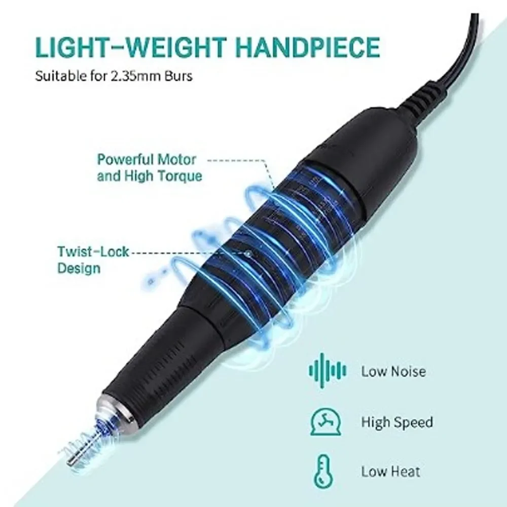STRONG210 35K STRONG 102L Handpiece Micromotor Polishing Jewelry Handle Dental Lab Electric Nail Drill Manicure Pedicure Machine 4