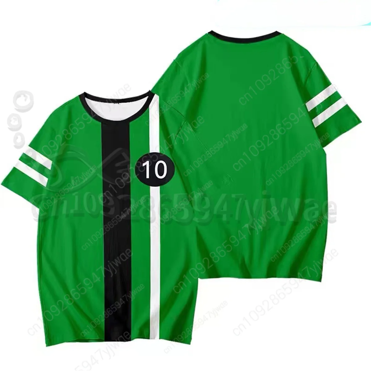 Amerikanische Anime Omnitrix Ben10 Cosplay T-Shirts 3D Ben Tennyson Druck 3D Grafik T-Shirts Sommer Erwachsene Harajuku Y2k Tops – Detail 13
