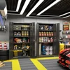 Steel SnapIt Storage Cabinet  Locking Metal Garage Storage Cabinet with 4 Adjustable Shelves,2 Doors and Lock for File,Office 2