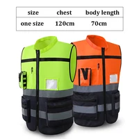 Sleeveless Hi-Vis Reflective Work Jacket