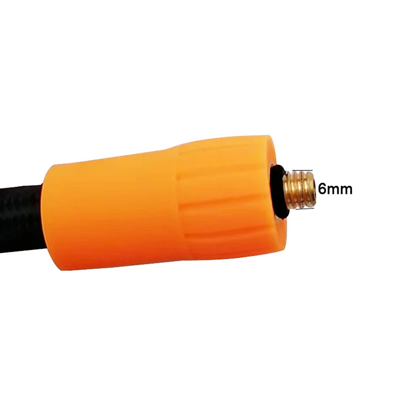 M6 Air Chuck Integrierter 30 cm Autoreifen-Aufblasschlauch, Feingewinde-Aufblasadapter, Standard-Reifenventilanschluss – Detail 9